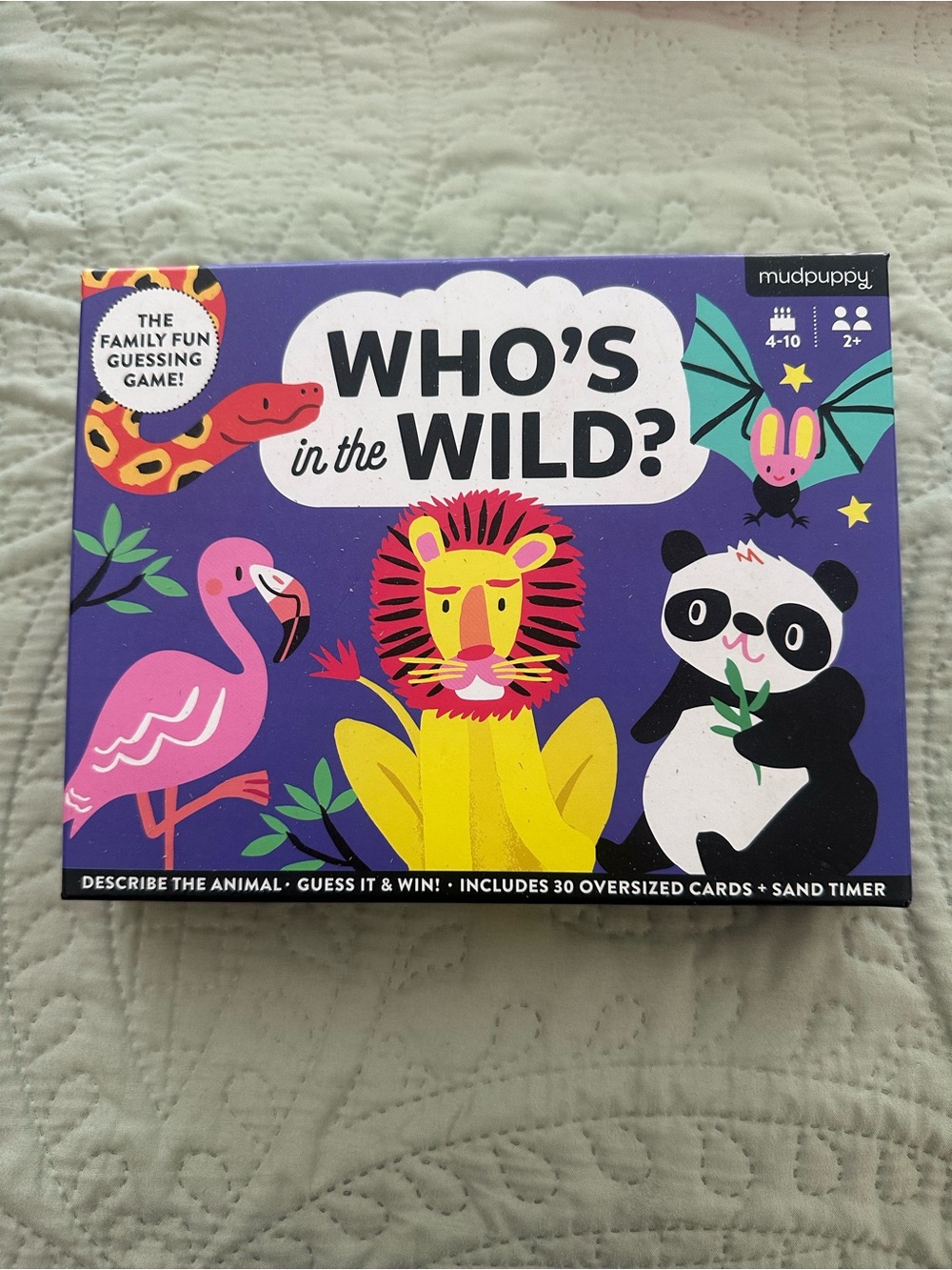 Who's in the Wild? Kids Animal Guessing Card Game